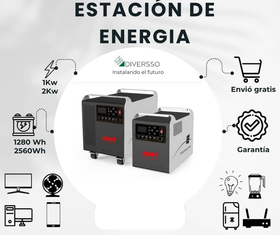 Estación de energía MUST de 1 kW